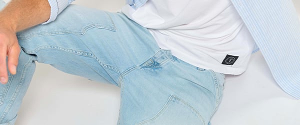 Verwaschungen Jeans Herren