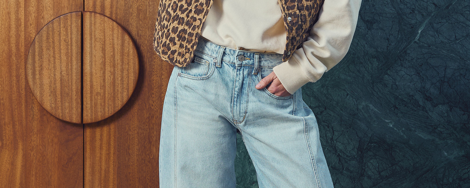 jeans non broken damen le temps des cerises