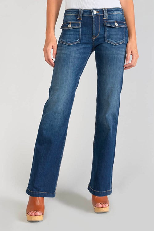 jeans flare boocut femme
