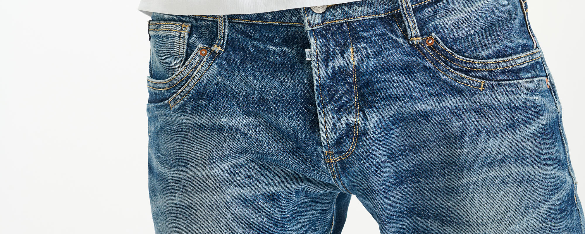 Verwaschungen Jeans Herren