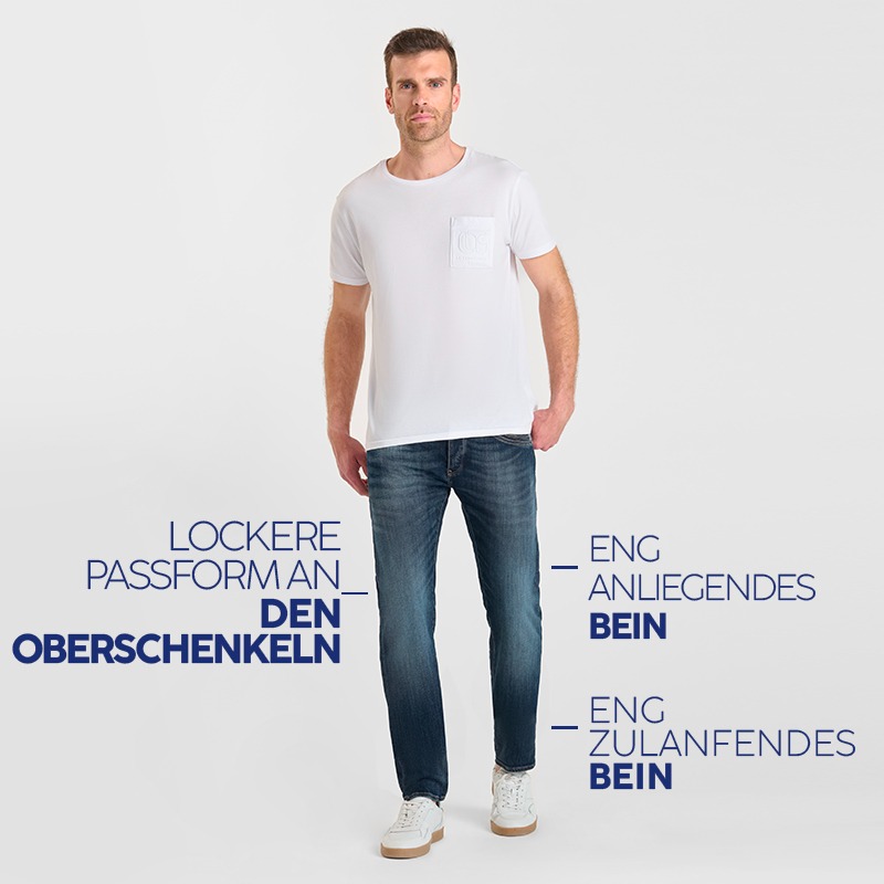 jeans ajustée homme le temps des cerises