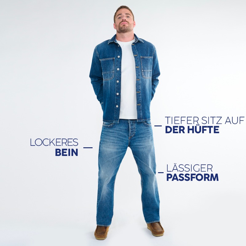 jeans loose homme le temps des cerises