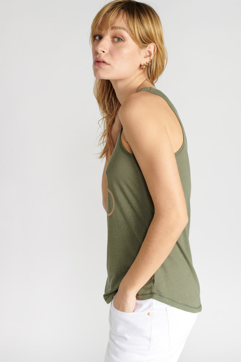 T-shirt Debtrame in grün
