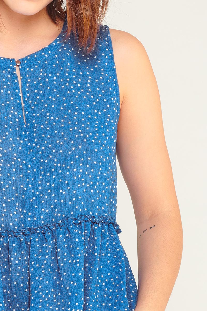 Top Norma in blau