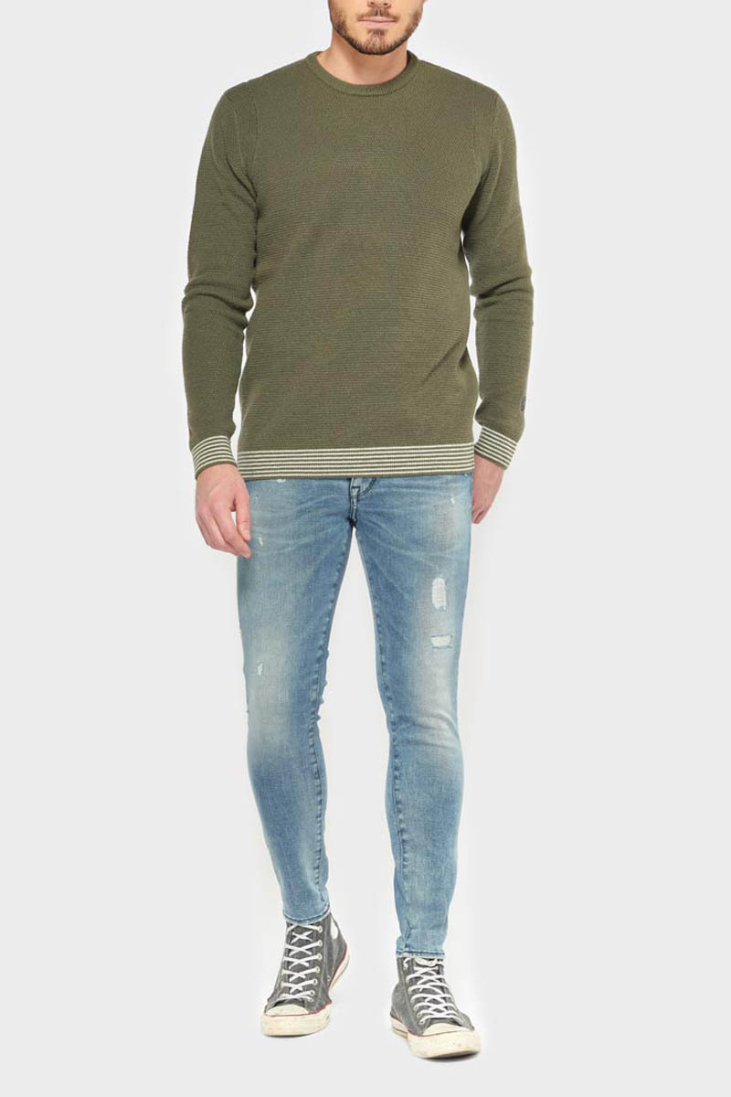 Jeans power skinny 7/8 destroy vintage blau Nr.4