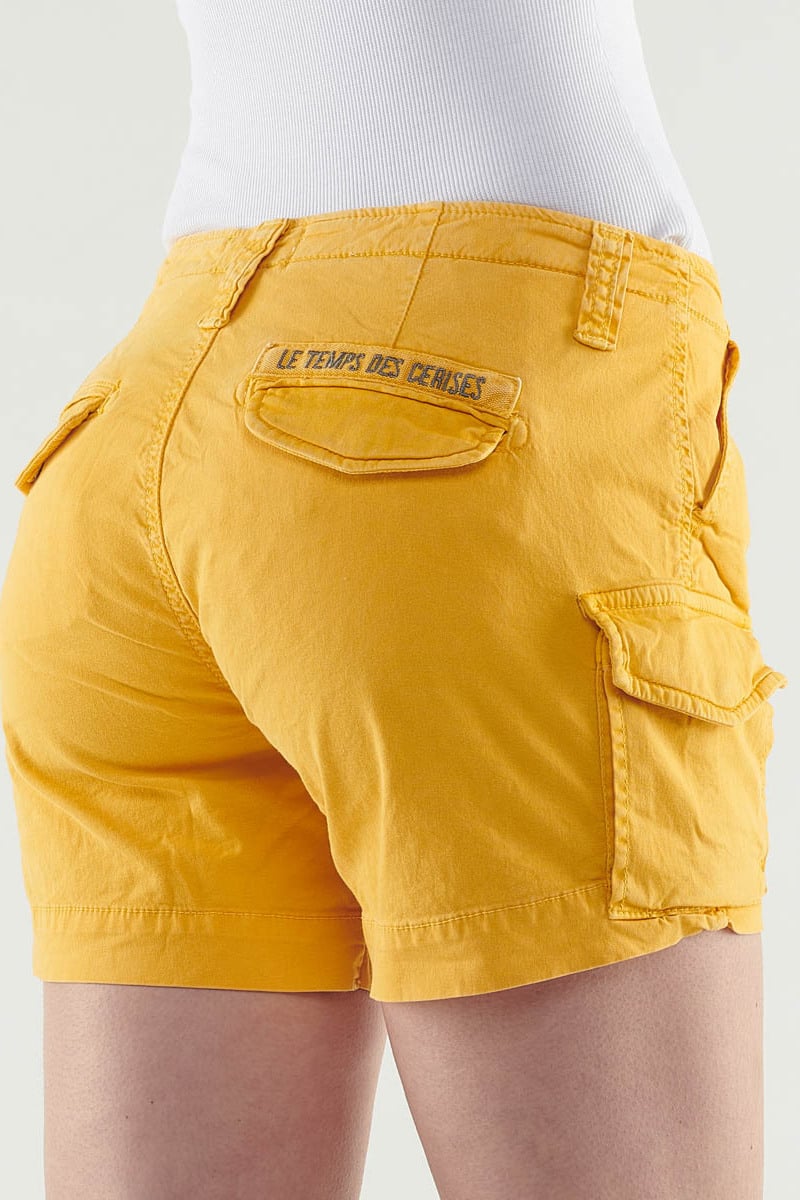 Kurze Shorts Tokio in Gelb