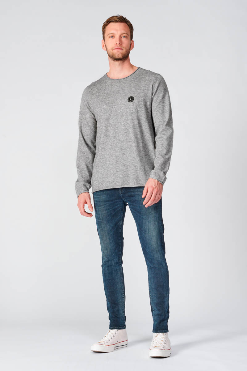 Pullover Terry in grau