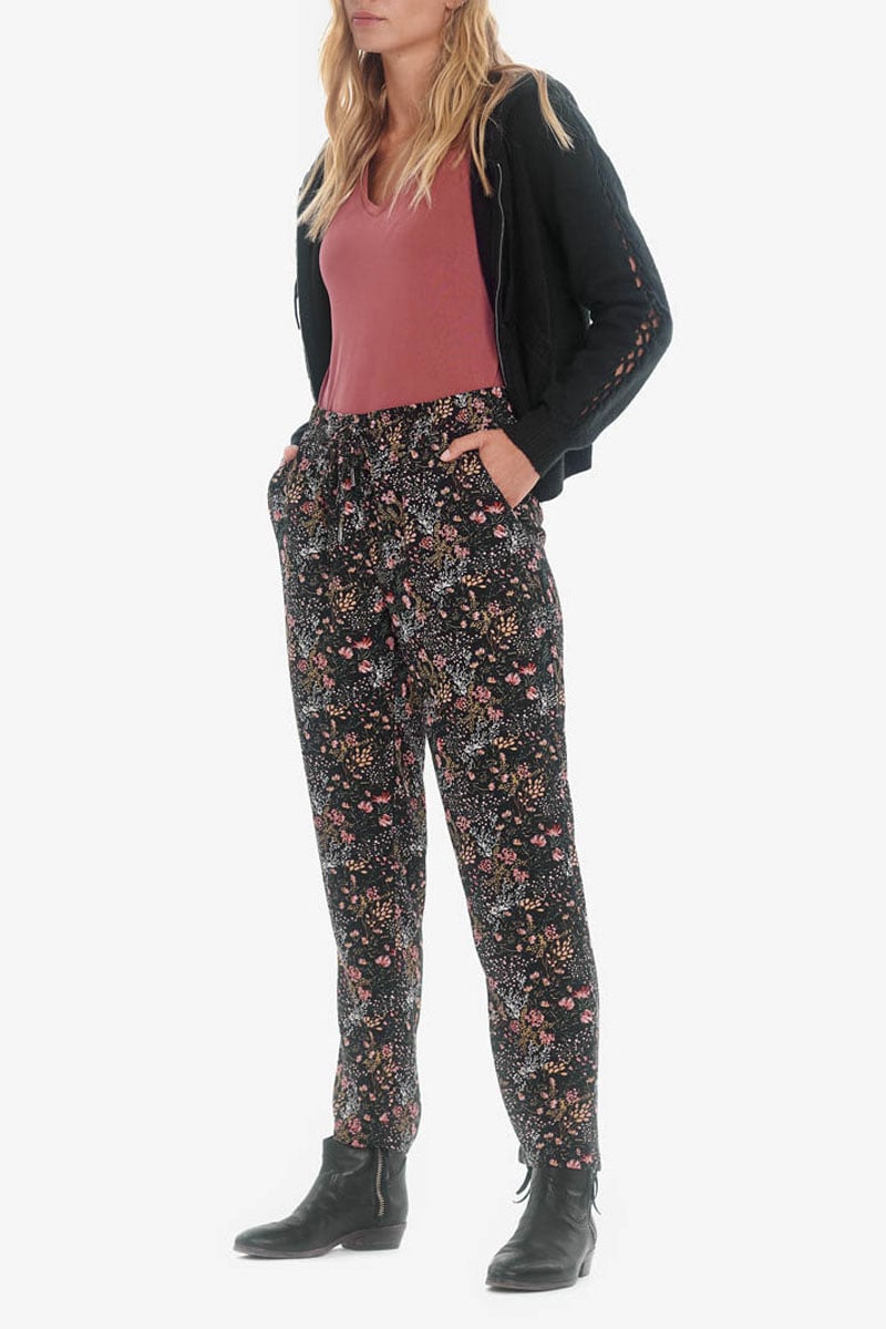 Hose Tulipe in schwarz