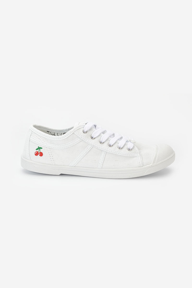Weiße Basic Sneakers