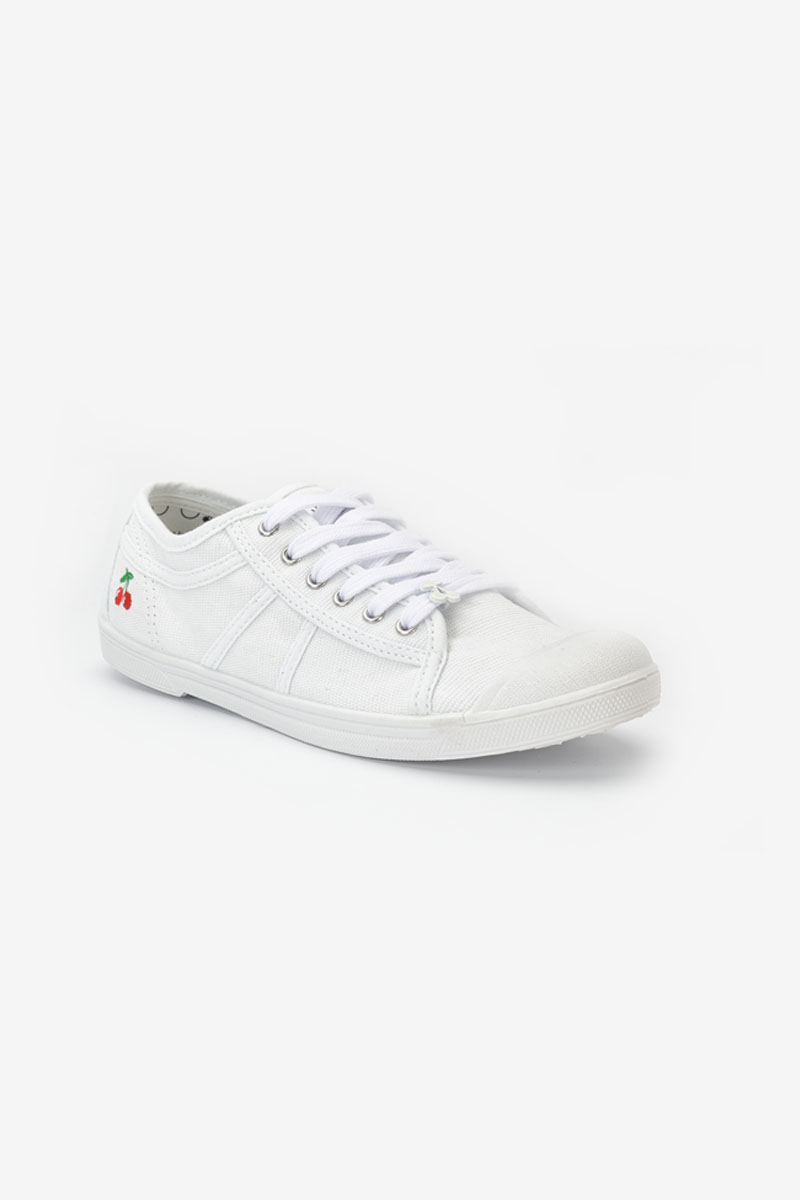 Weiße Basic Sneakers