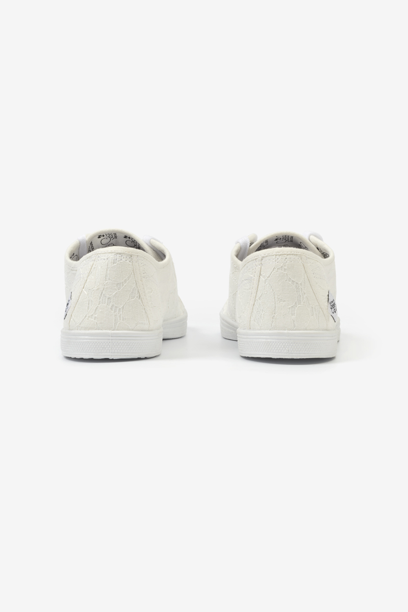 Sneakers Basic aus Spitze