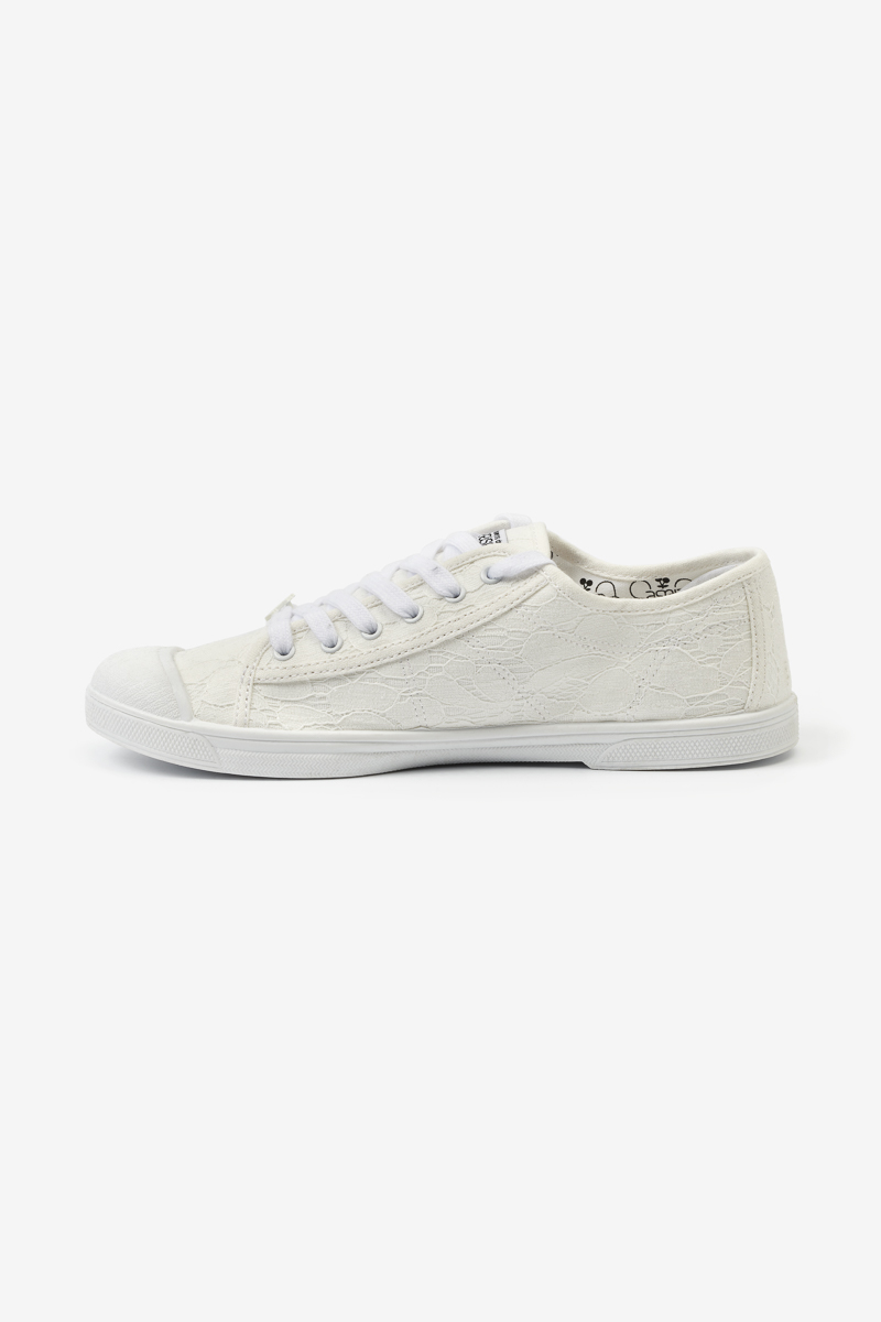 Sneakers Basic aus Spitze
