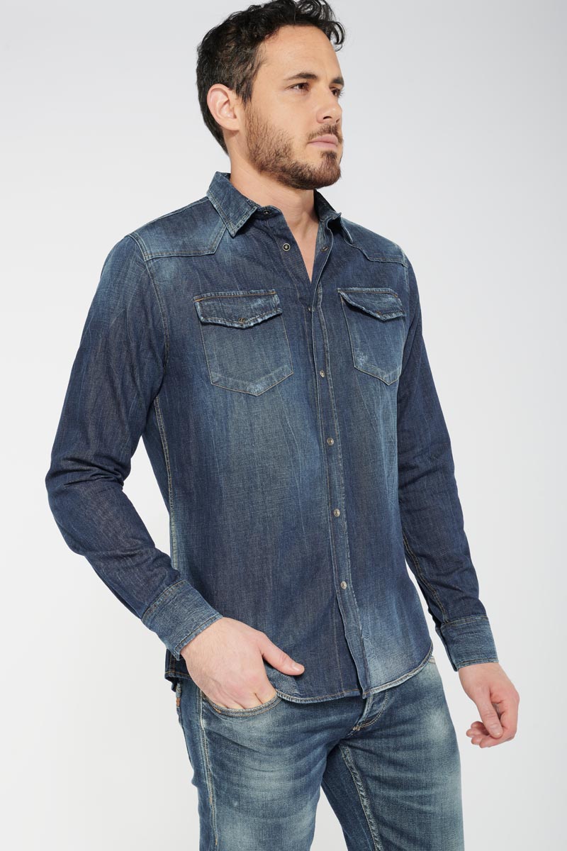 Hemd Juanito in blau