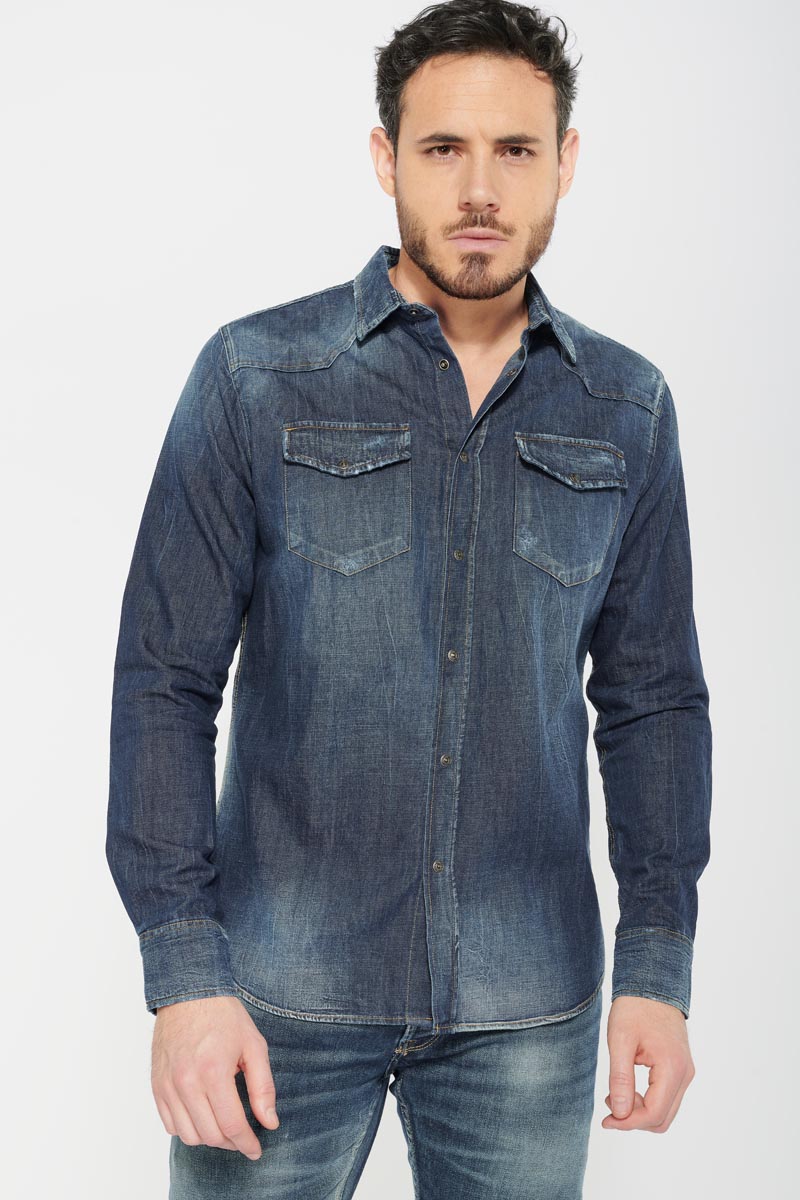 Hemd Juanito in blau