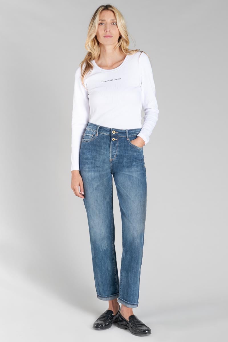 Jeans 400/18 mom high waist 7/8 blau Nr.2