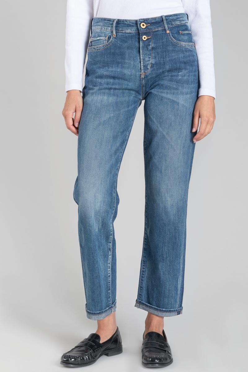 Jeans 400/18 mom high waist 7/8 blau Nr.2
