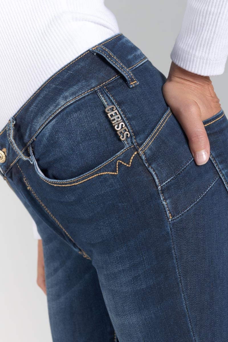 Jeans pulp slim Shac high waist 7/8 blau Nr.1
