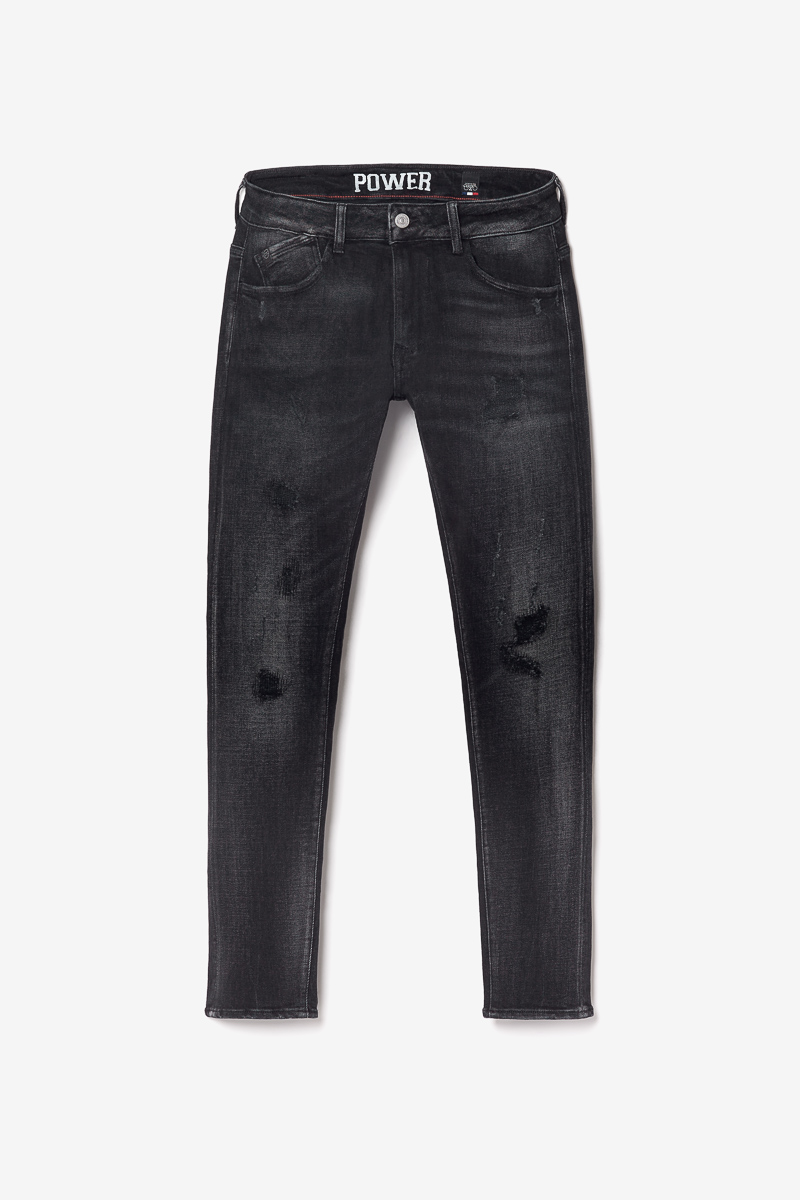 Jeans power skinny 7/8 destroy schwarz Nr.1