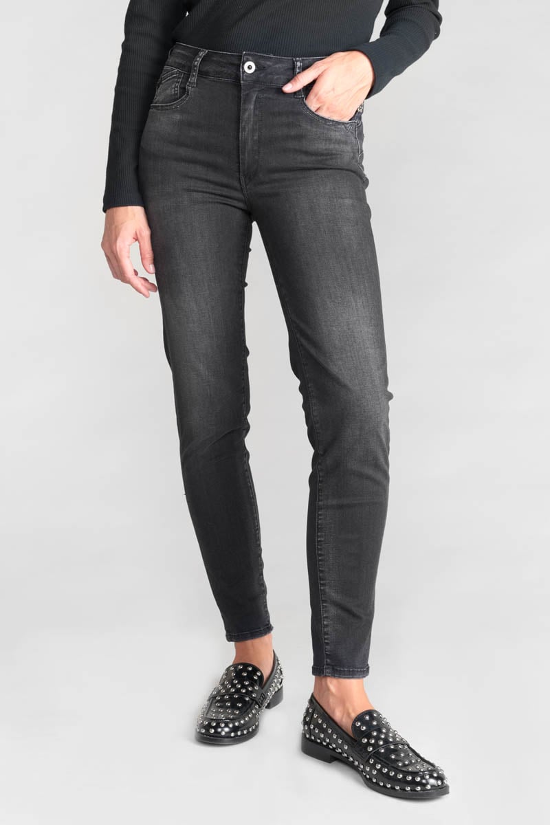 Jeans pulp slim Acya high waist 7/8 schwarz Nr.1