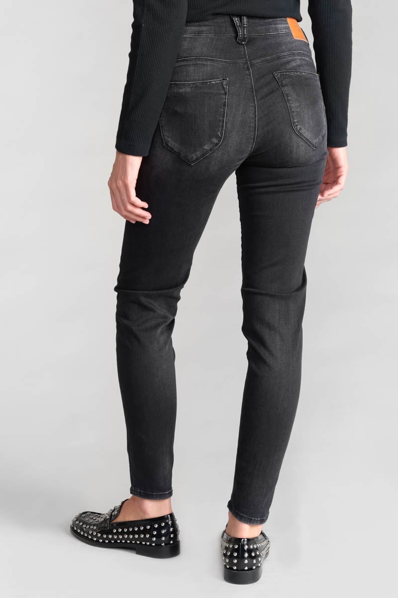 Jeans pulp slim Acya high waist 7/8 schwarz Nr.1