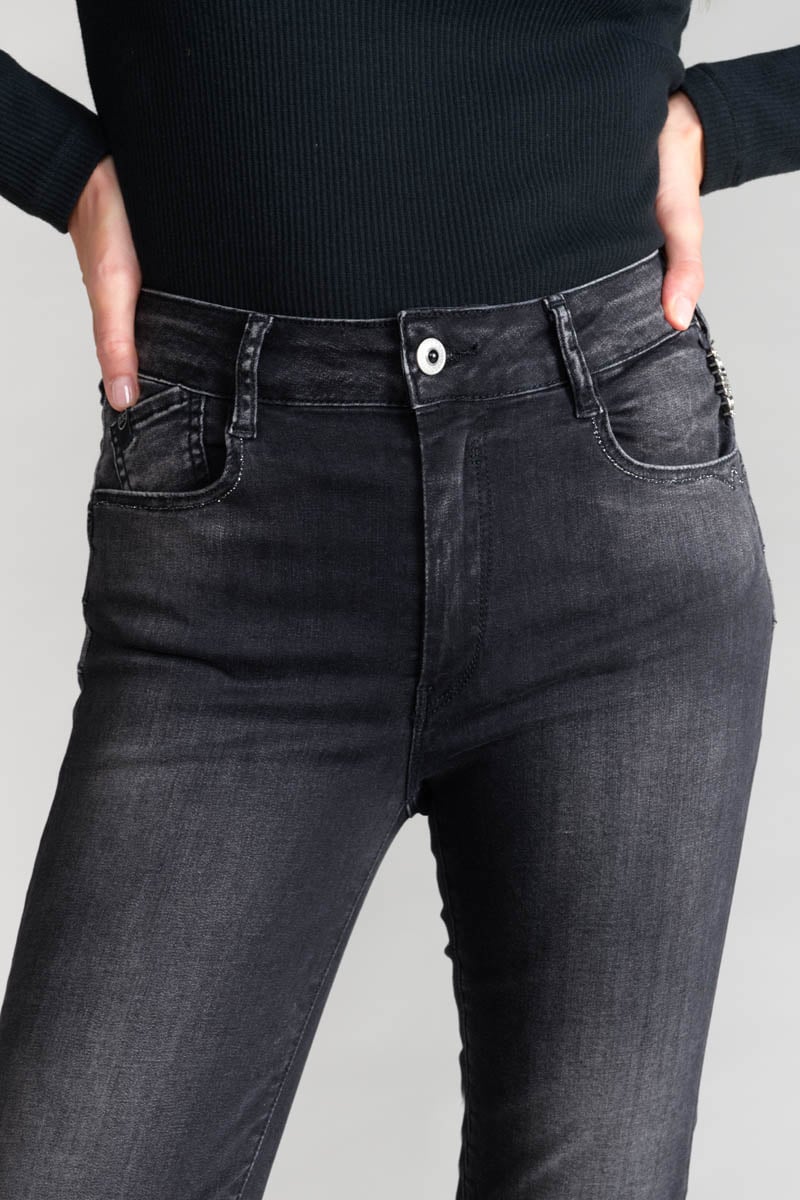 Jeans pulp slim Acya high waist 7/8 schwarz Nr.1