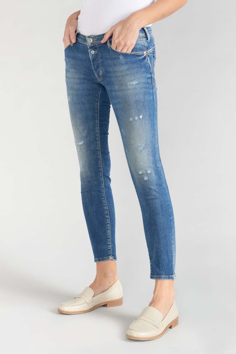 Jeans pulp slim Fino 7/8 destroy vintage blau Nr.3