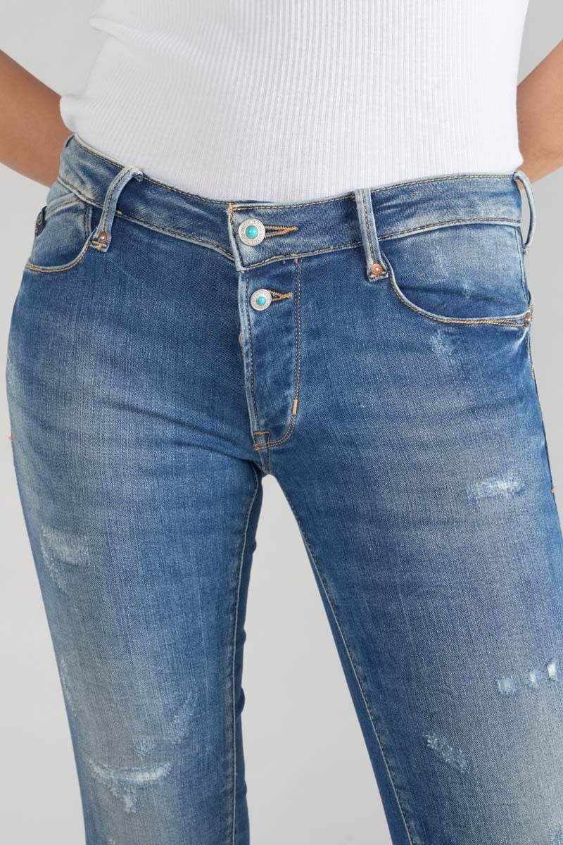 Jeans pulp slim Fino 7/8 destroy vintage blau Nr.3