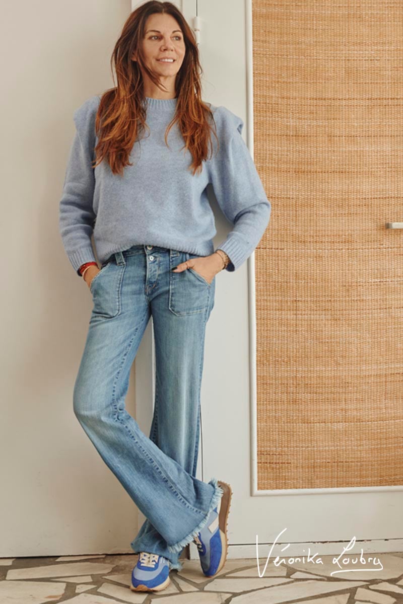 Marcel flare by Véronika Loubry jeans blau Nr.4