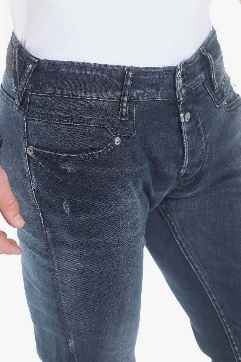 Jeans 700/11 slim Jaco destroy blau-schwarz Nr.2