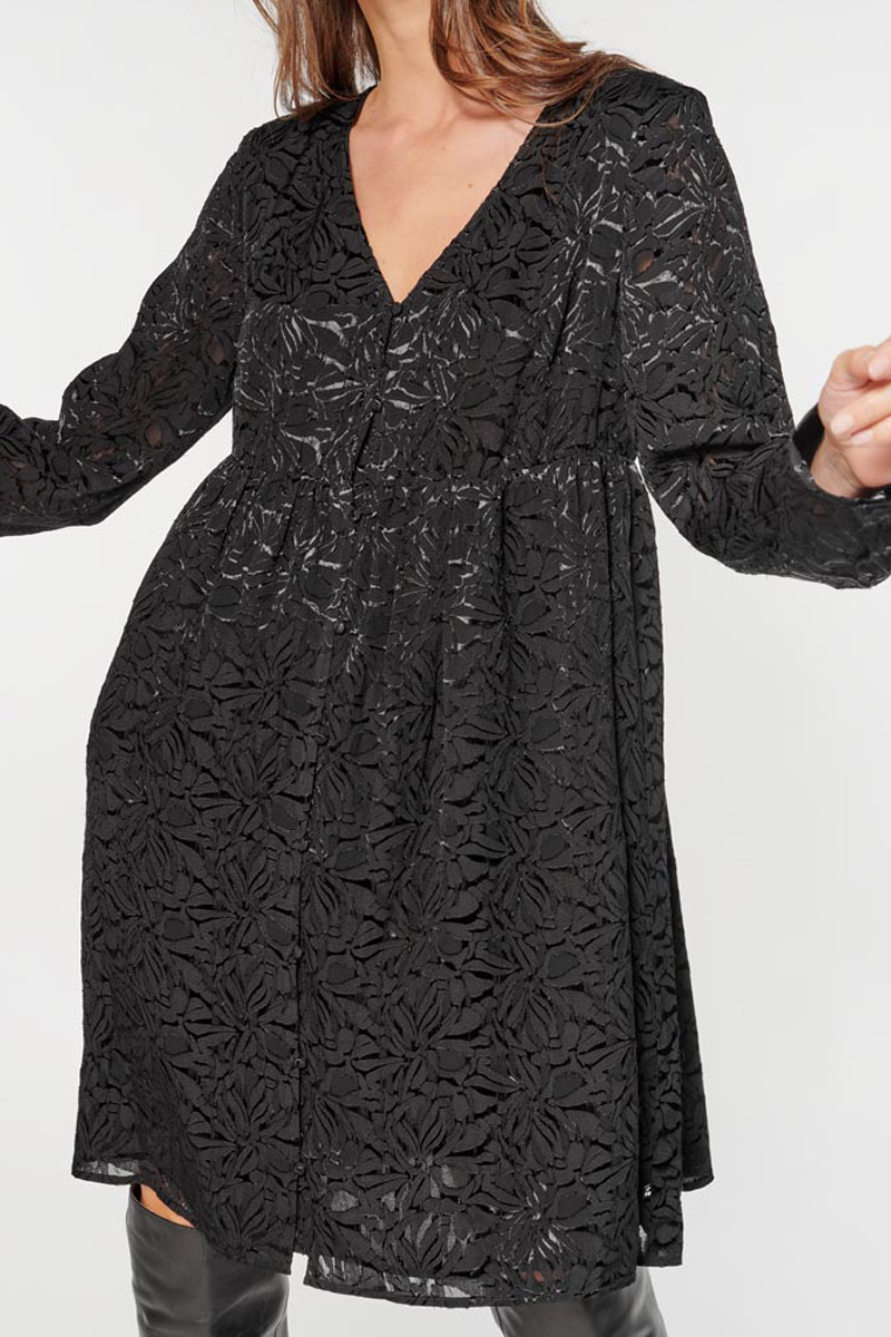 Kleid Iron in schwarz