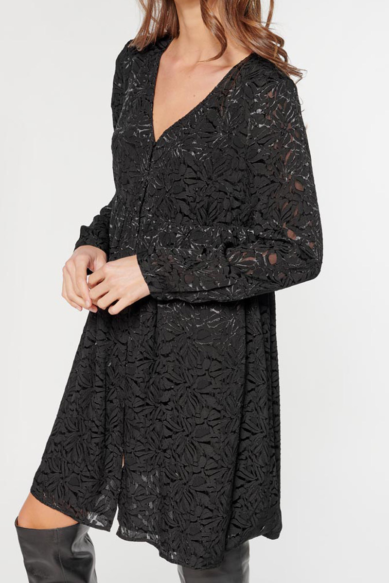 Kleid Iron in schwarz