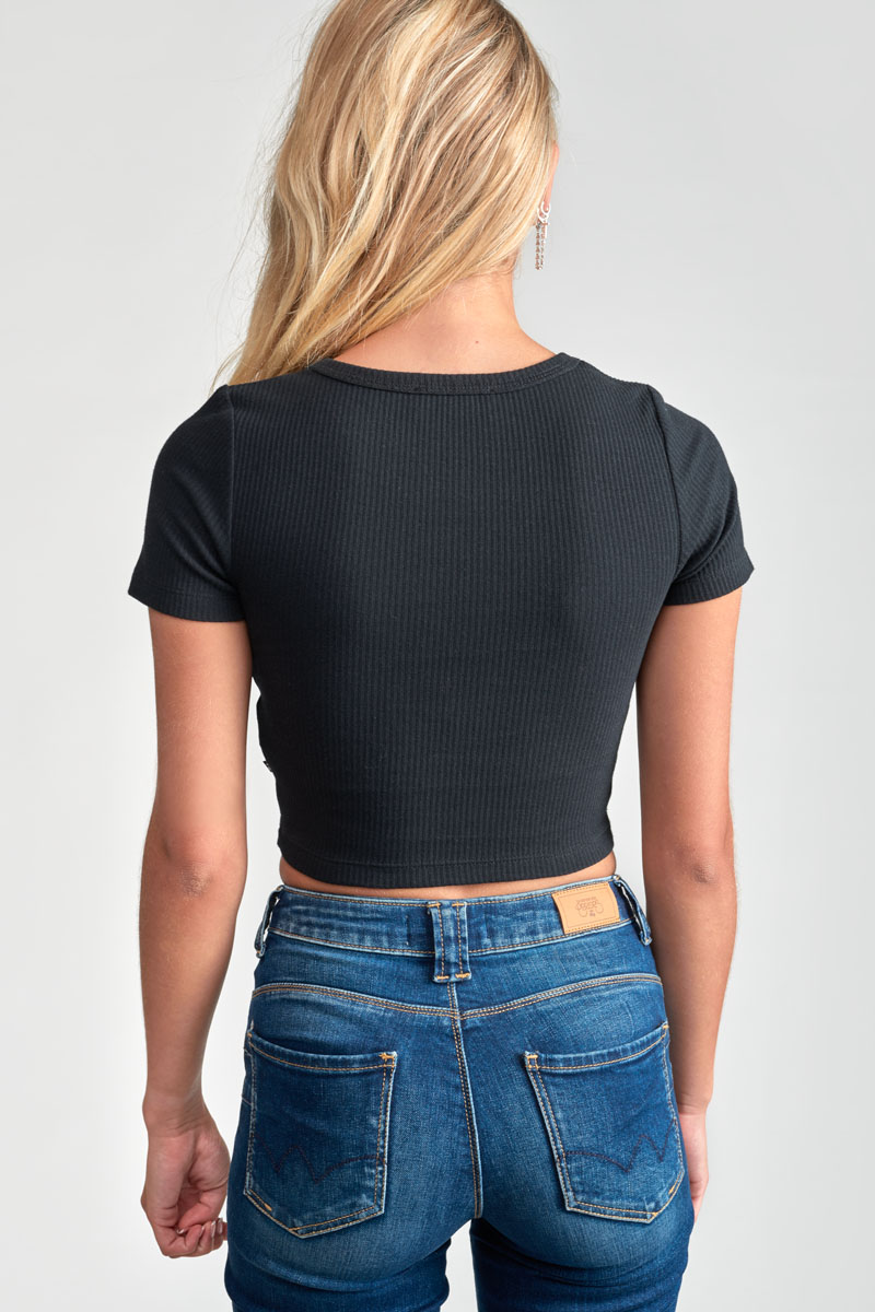 T-shirt Yukongi in schwarz
