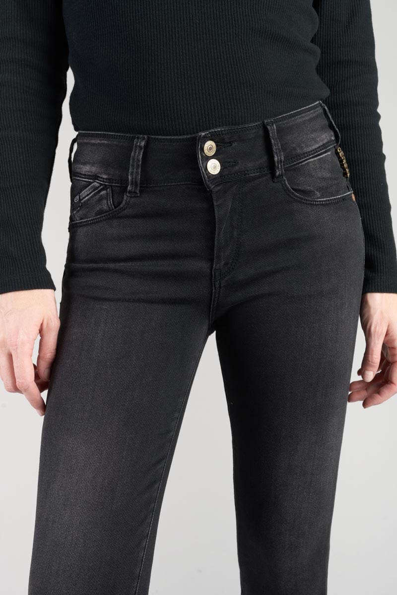 Jeans ultra pulp slim Bari high waist 7/8 schwarz Nr.1