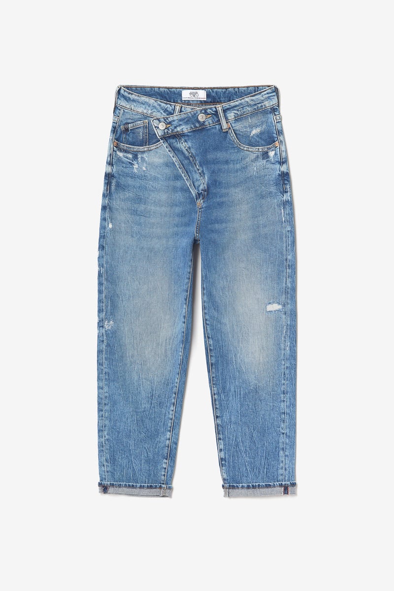 Jeans boyfit Cosy 7/8 destroy vintage blau Nr.4