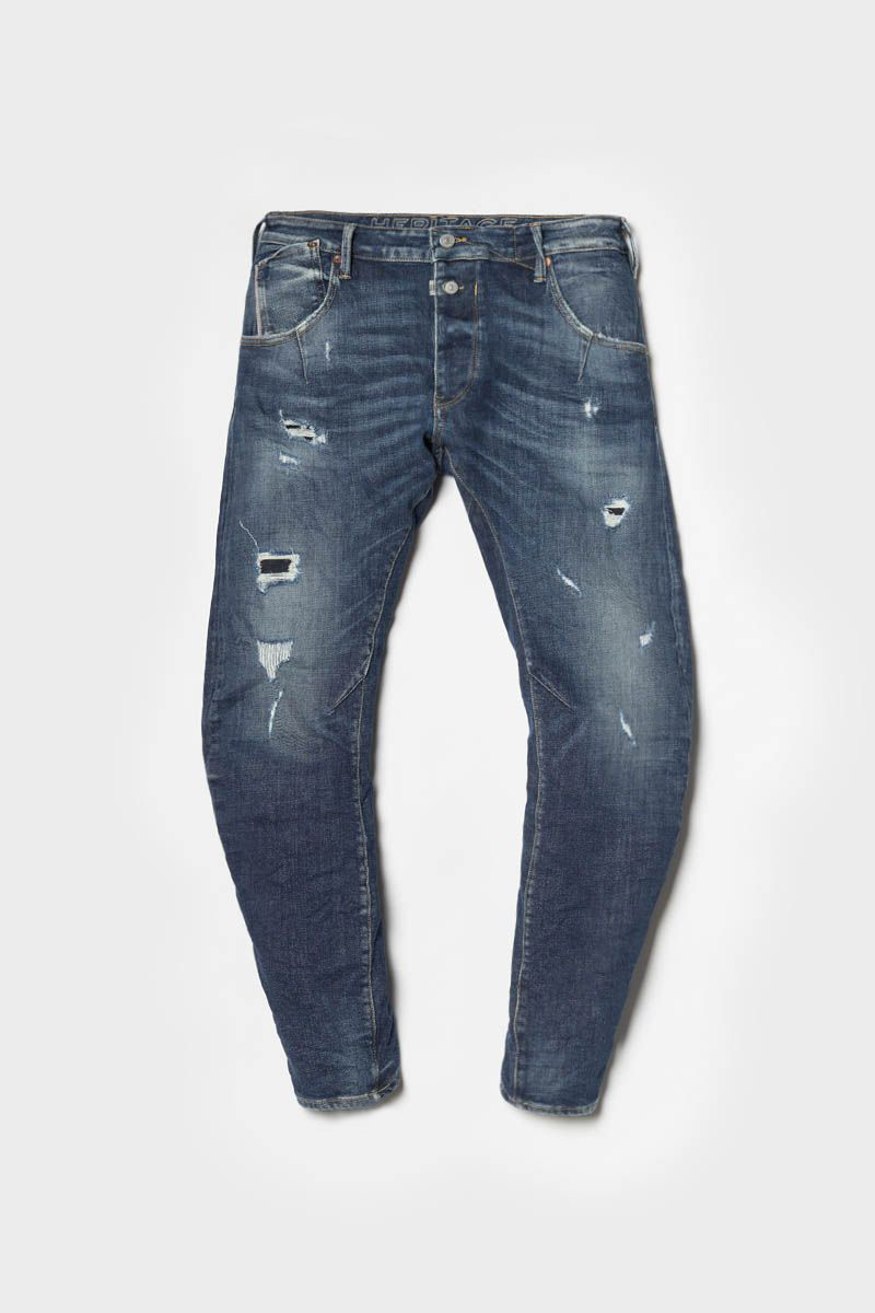 Jeans 900/03 tapered twisted Alost destroy vintage blau Nr.2