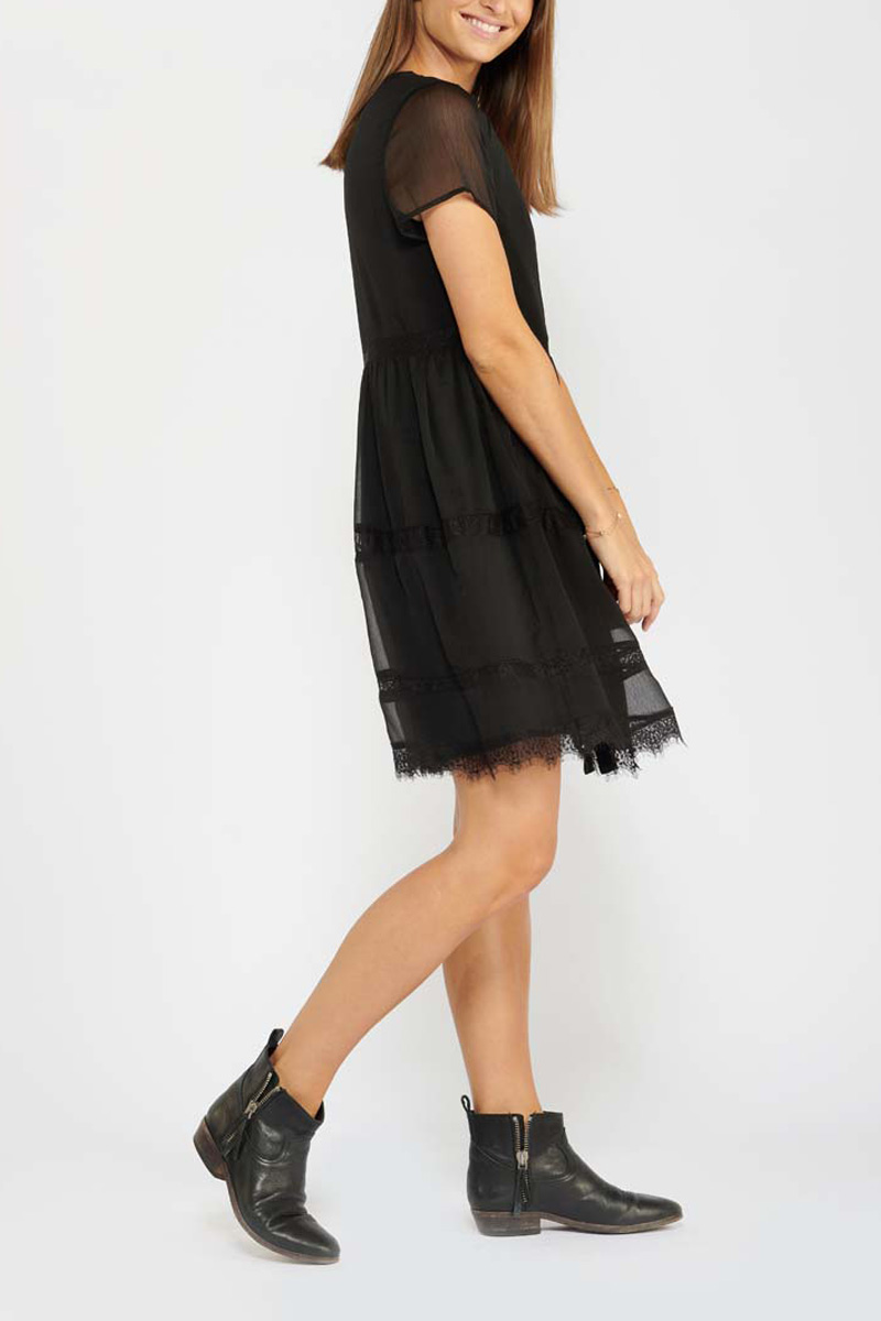 Kleid Inaya in schwarz