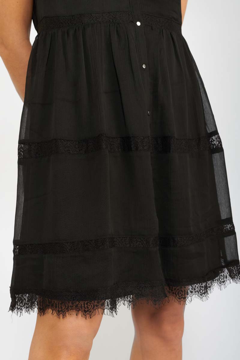 Kleid Inaya in schwarz