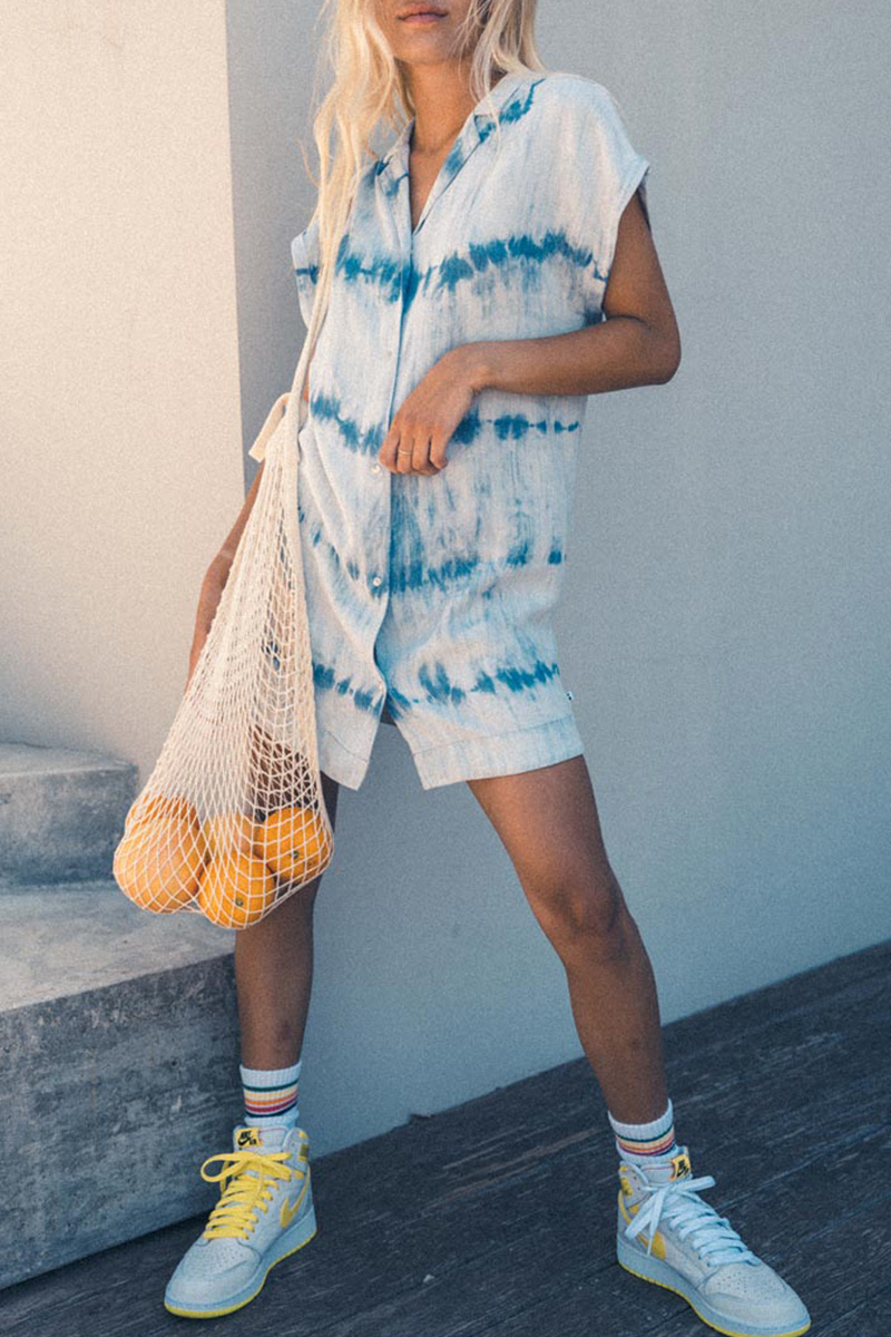 Kleid Nikosgi in blau