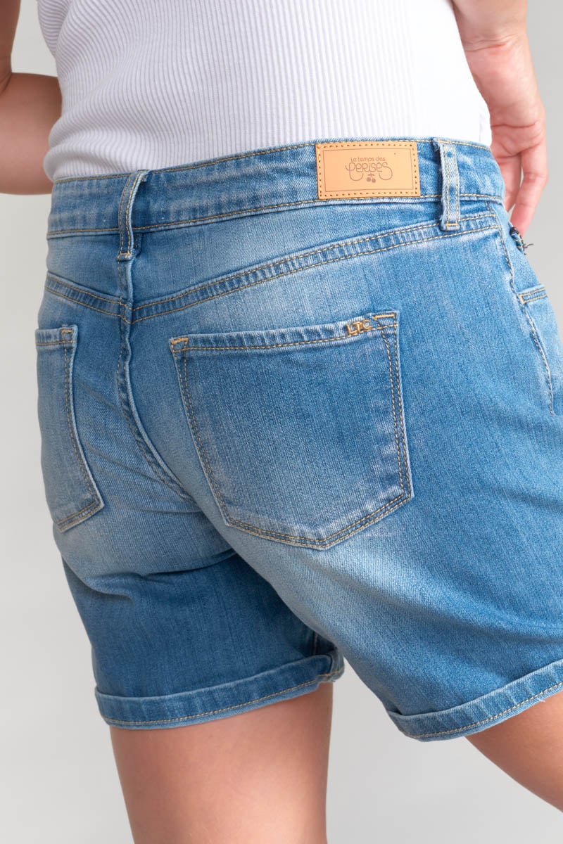 Shorts Janka aus verwaschenem blauem Jeansstoff