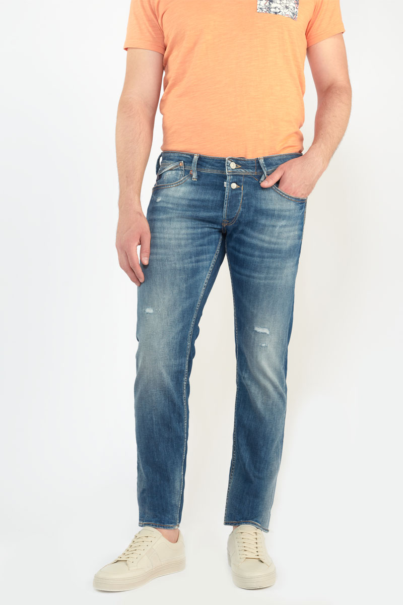 Jeans 700/11 slim Garz destroy blau Nr.3