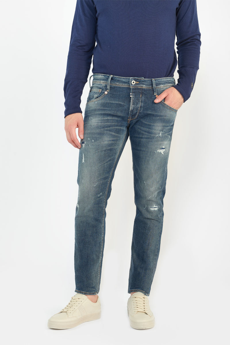 Jeans 700/11 slim Niko destroy vintage blau Nr.2