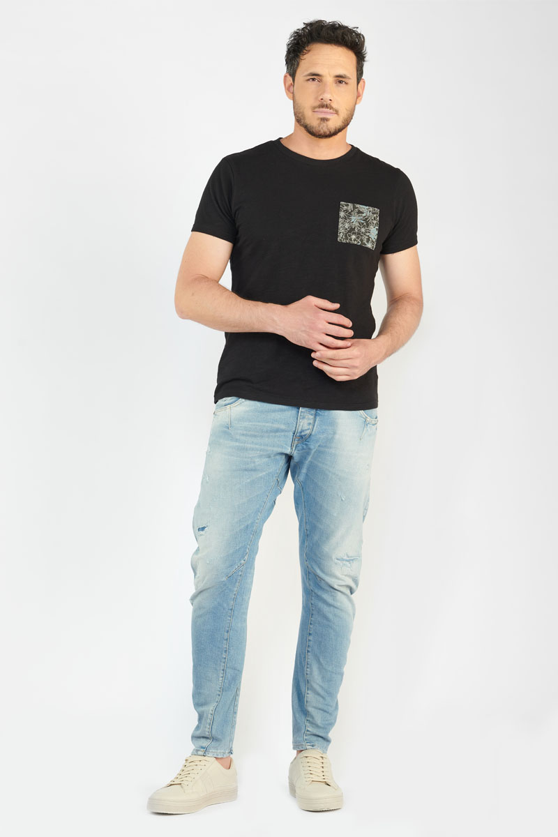 Jeans 900/03 tapered twisted Alost destroy blau Nr.5