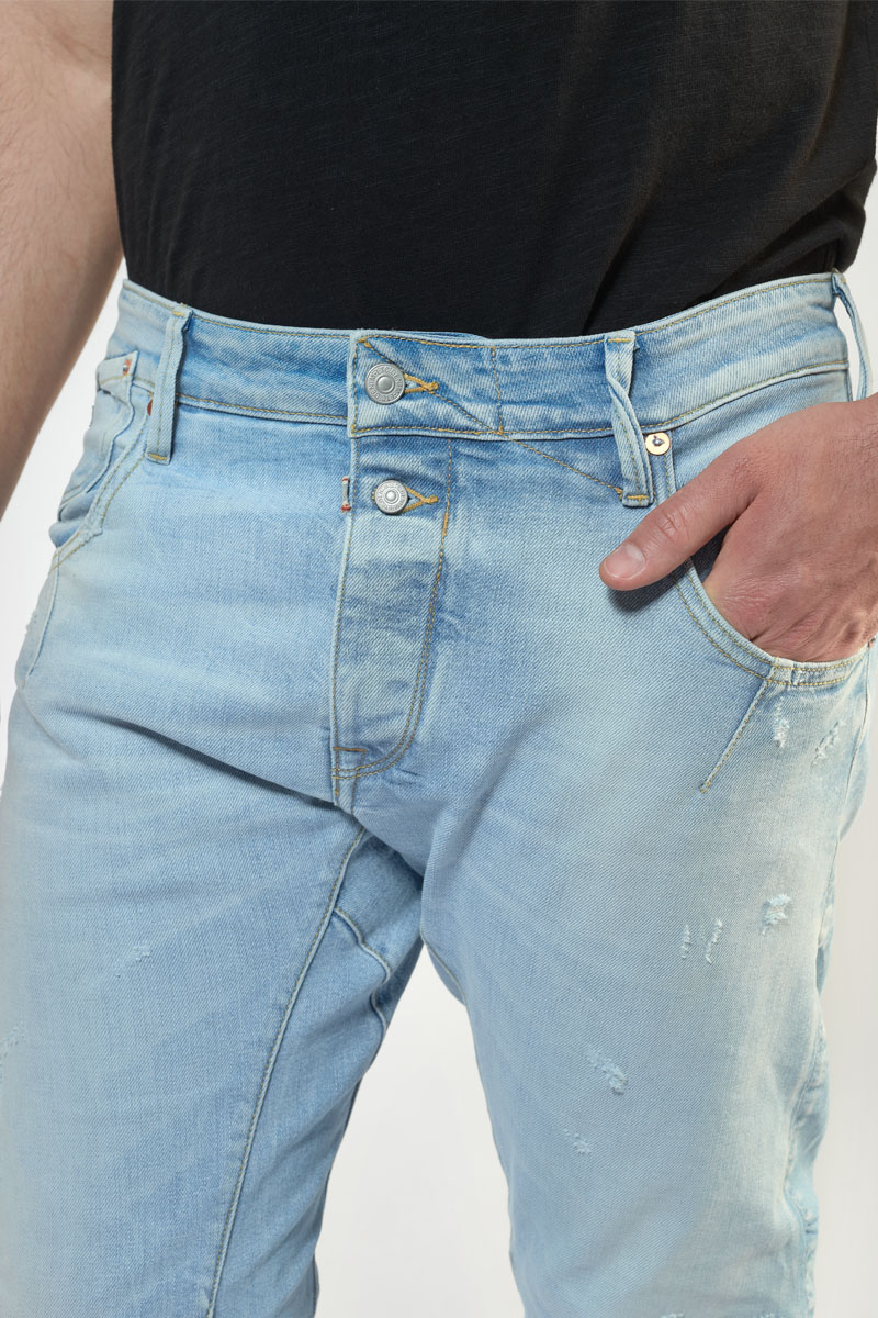 Jeans 900/03 tapered twisted Alost destroy blau Nr.5