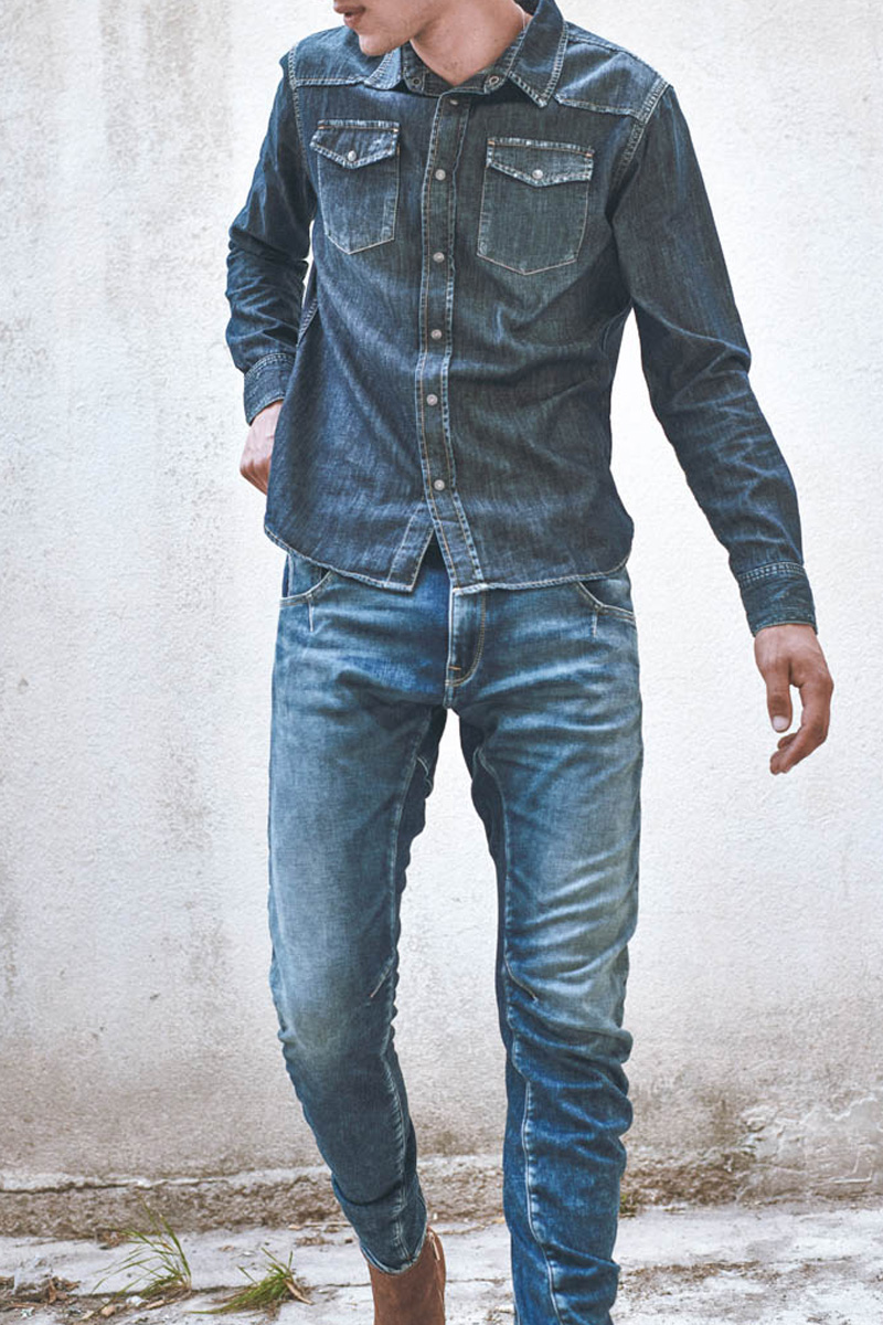 Jeans 900/03 jogg tapered twisted blau Nr.2
