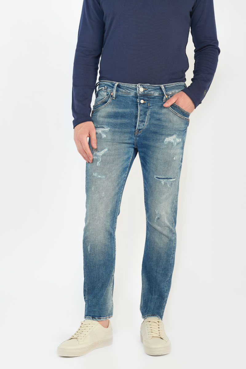 Jeans 900/16 tapered Nagold destroy vintage blau Nr.3