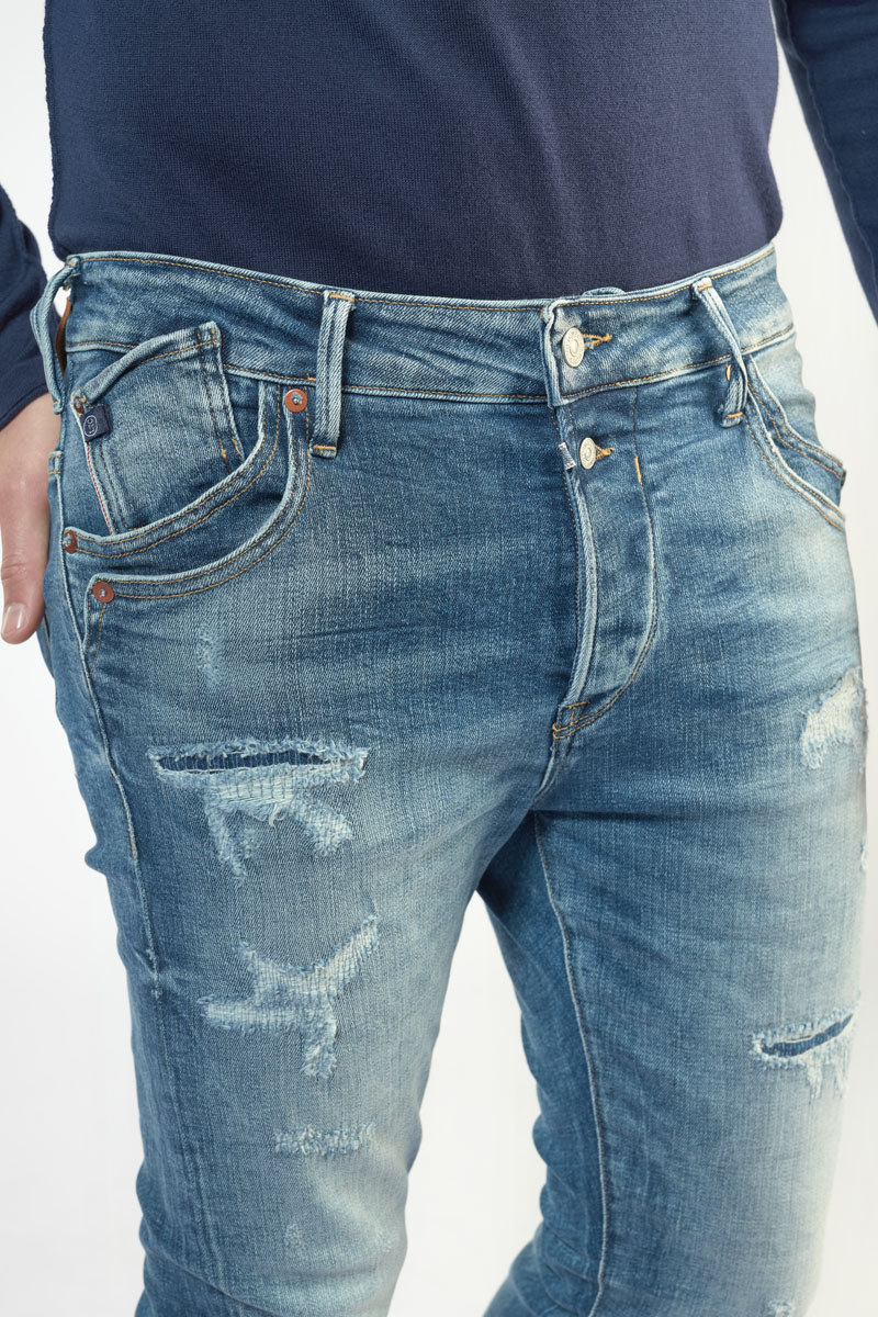 Jeans 900/16 tapered Nagold destroy vintage blau Nr.3