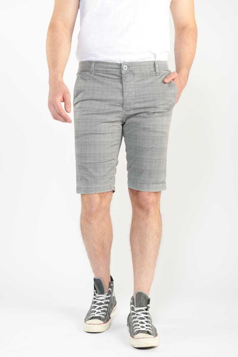Bermuda-short Askim in grau