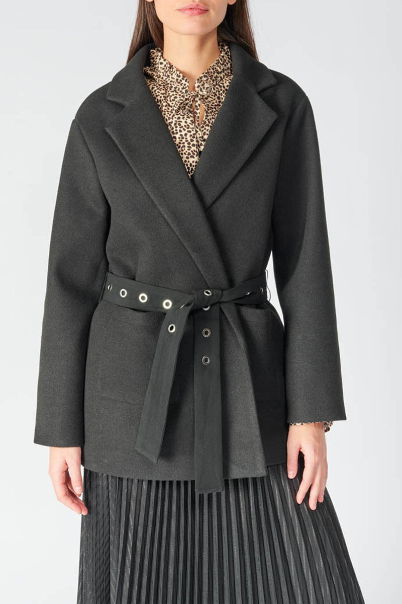 Mantel Charlot in schwarz