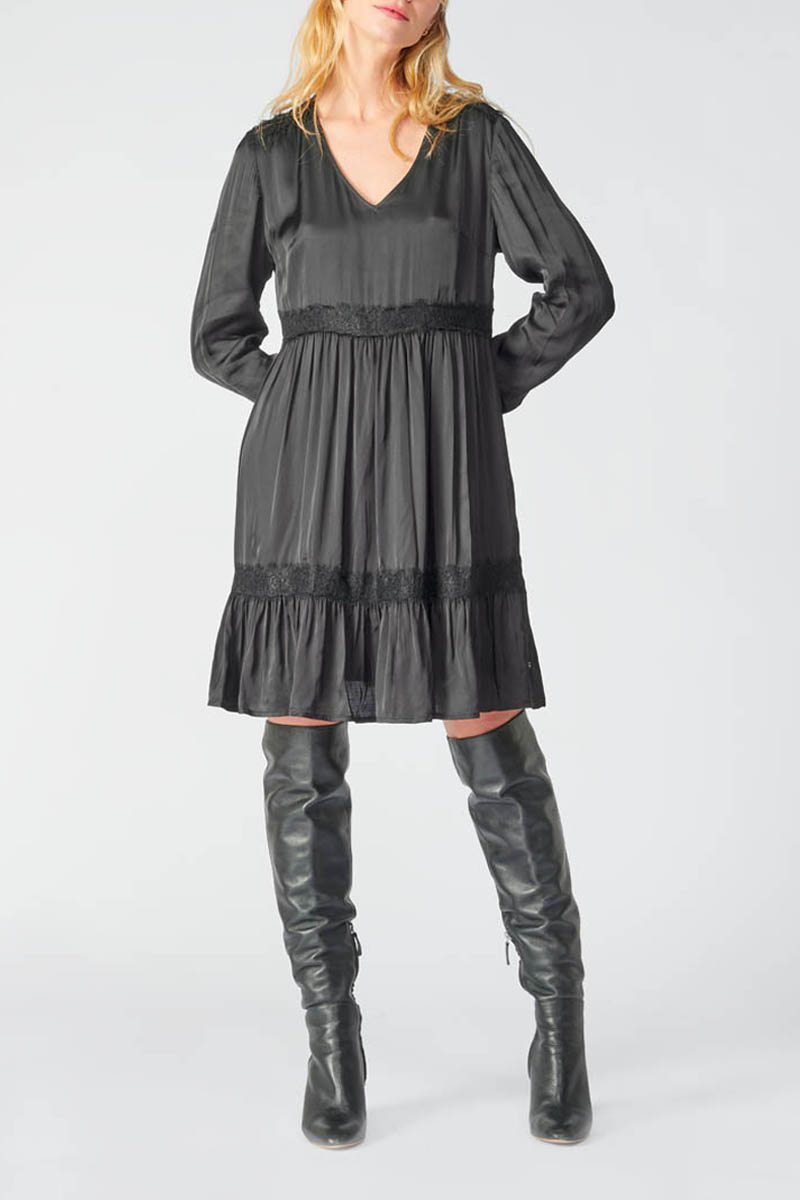 Kleid Elise in schwarz