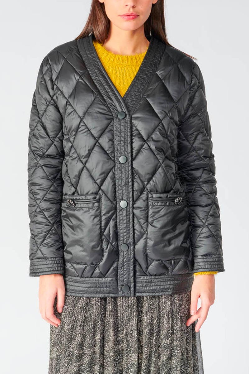 Daunenjacke Florida in schwarz